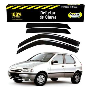 Imagem de Jogo Calha Defletor Chuva Palio 1.0 1.5 4 Portas 1996 A 2000 - Ecoflex
