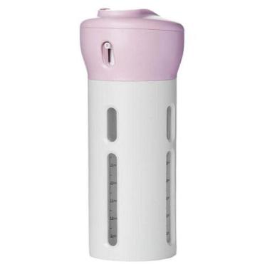 Imagem de Garrafa Dispenser Portátil 4 Em 1 Shampoo Gel Cremes Viagem - Ideal