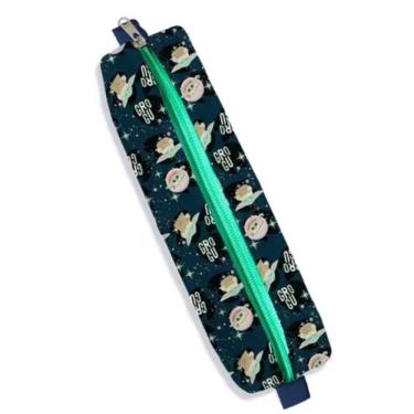 Imagem de Estojo Escolar Star Wars Disney Com Elástico Para Fixar No Caderno usar em Faculdade Universidade