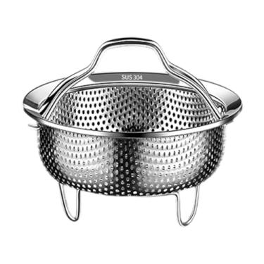 Imagem de Nishiyuenyi Cesta de Vapor para Panela de Arroz Wok, Cesta de Vapor para Vegetais, Inserção de Vapor para Panela de Arroz, Substituição para Panela de Cozinha,