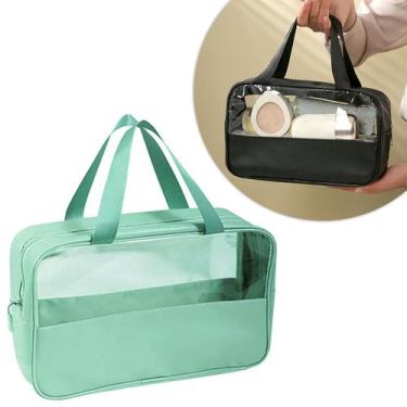 Imagem de Necessaire Transparente Organizador de Viagem Bolsa Média - shop mix, 