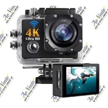 Imagem de Câmera 4K Ultra Hd Action Cam Go Sports Fullhd 1080P Wi-Fi - Import