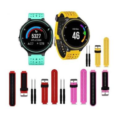 Imagem de Pulseira Para Garmin 230 235 630 220 620 735xt Diversas Cores - Genéri