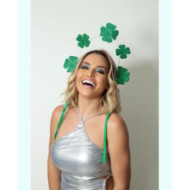 Imagem de Tiara Fantasia Carnaval  Papilloo, Verde