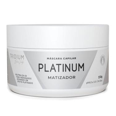 Imagem de Matizador Máscara Capilar Platinum Tridium 150g - Tridium Cosméticos