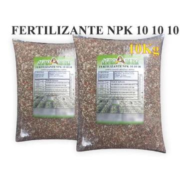 Imagem de Fertilizante NPK 10 10 10 - 10Kg Jardins, Arvores, Frutiferas - AGROAD