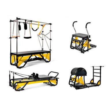 Imagem de Kit Studio Cross Pilates Completo + Acrílico Amarelo Translúcido - Ark