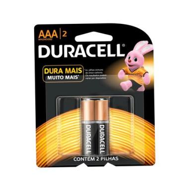 Imagem de PILHA Palito ALCALINA DURACELL AAA PCT 2U