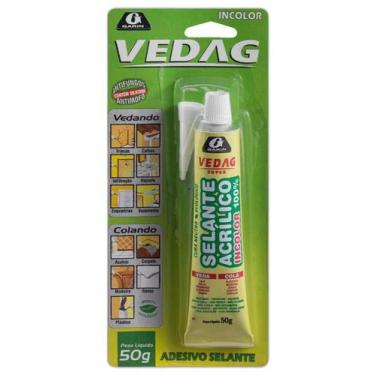 Imagem de Selante Acrílico Incolor 50g - Ultra Vedag - Veda Calhas - Garin - Ult