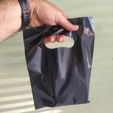 Imagem de 100 Sacolas Plásticas 20x30 Boca Vazada tratadas para impressão BD - A