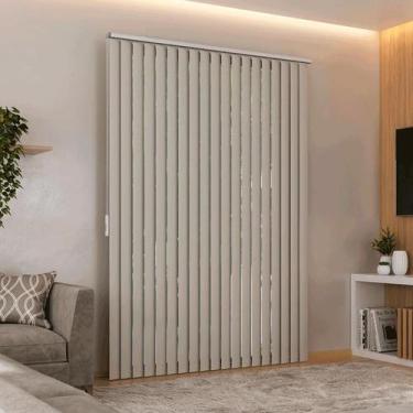 Imagem de Persiana vertical pvc kit 02 1,20 x 2,20 (2,40x2,20) - Cores - Crisdan