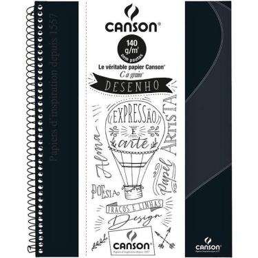 Imagem de Caderno Sketchbook Desenho 140g-m² 40 Folhas Canson