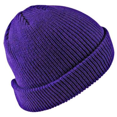 Imagem de Gorro Touca Lenhador Marinheiro Canelada Adulto Unissex Roxo - Dalura,
