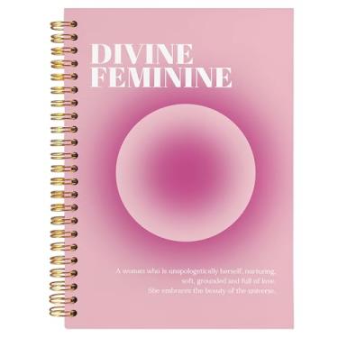 Imagem de BearCake Caderno espiral feminino – Caderno pautado universitário de 21 x 14,7 cm, páginas pautadas e capa dura – cadernos para trabalho 215