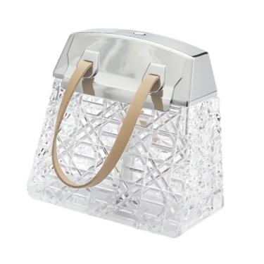 Imagem de IEUDNS Umidificador de ar USB Decoração de bolsa Lâmpada Mudo Recarregável 300 ml LED Luz ambiente 7 luzes coloridas para escritório SPA Dormitório, Branco