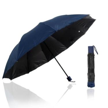 Imagem de Guarda Chuva Grande Reforçado Cabe Na Bolsa Colorido Liso Sombrinha Co