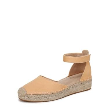 Imagem de Naturalizer Sandália feminina Wren Espadrille Wedge, Lona amarela, 37