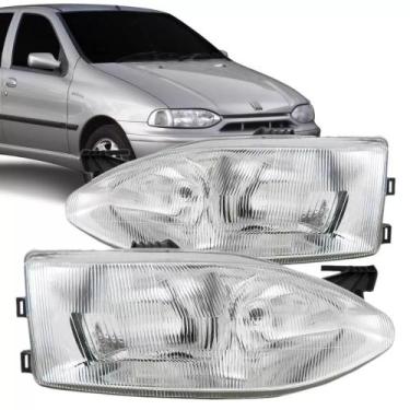 Imagem de Par Farol Weekend 96 97 98 99 Palio Young 2000 A 2002 Foco Duplo - DFE