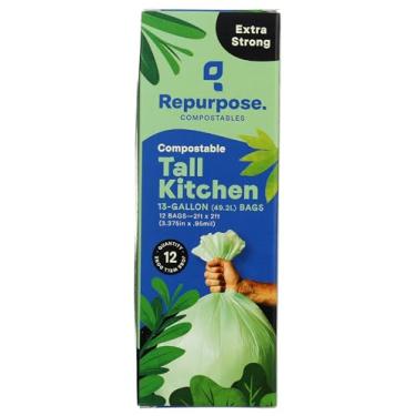 Imagem de Repurpose, saco de lixo de cozinha compostável, 12 unidades