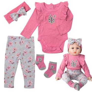 Imagem de Conjunto de Roupas e Acessórios para Boneca Reborn (20-22 polegadas)