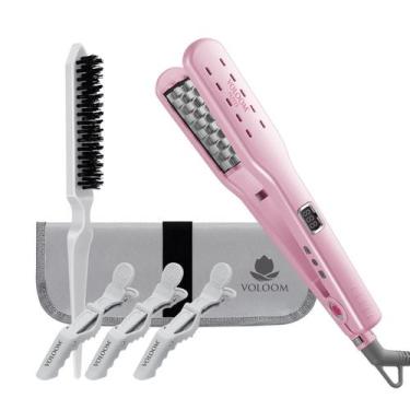 Imagem de Ferro de Cabelo VOLOOM Petite Professional - 2,5cm Cerâmica - Para Vol