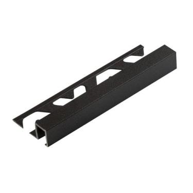 Imagem de Perfil de Alumínio para Acabamento 10mm X 1,2cm Firenze PRETO FOSCO TE