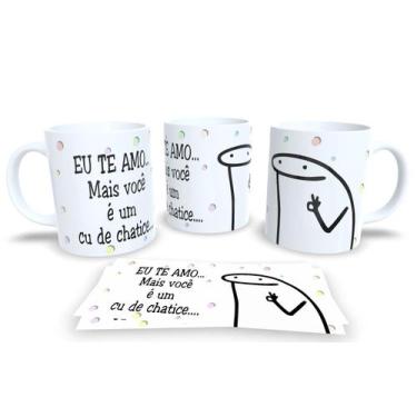 Imagem de Caneca de Porcelana Personalizada Flork Frases Engraçadas, Divertidas 