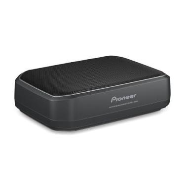 Imagem de Pioneer Subwoofer fino TS-WX140DA 20.3 cm – 250W Max, amplificador integrado para fácil atualização de graves, gabinete incluído, entrada de alto nível, funciona com a maioria dos rádios de fábrica ou