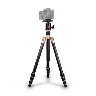 Imagem de Tripé KingJoy CC-258 Fibra de Carbono com Cabeça Ball Head até 10kg (D