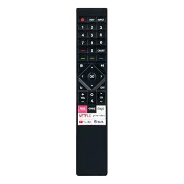 Imagem de Controle remoto de substituição ERF6E64H compatível com Hisense 139.7 cm 165.1 cm 190.5 cm 215.9 cm Class U9G/U8G Series Quantum 4K ULED Mini LED Smart Android TV 55U8G 65U8G 75U8G 85U8G 65U9G 75U9G