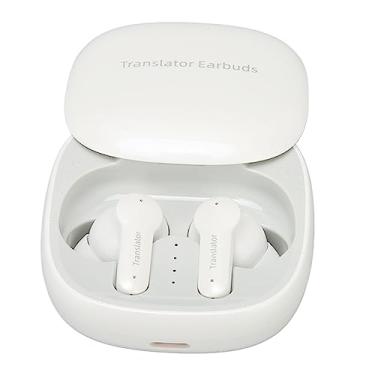 Imagem de Fones de ouvido de tradutor de idiomas, dispositivo tradutor para tradução de linguagem de voz em 74 idiomas 70 acentos, fones de ouvido de tradução online para viagens, uso diário de negócios