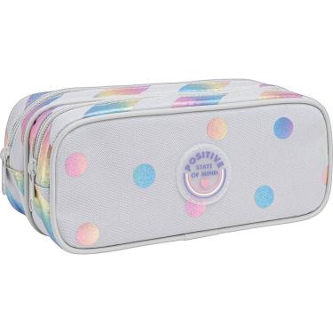 Imagem de Estojo Duplo Grande Académie Listras e Poás Tilibra Ref 8601