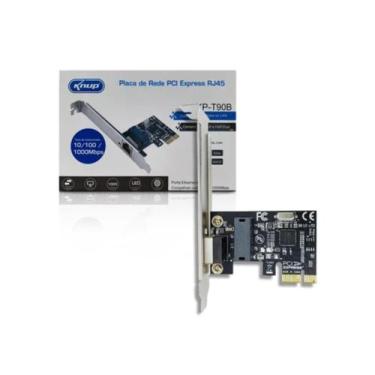 Imagem de Placa De Rede Gigabit Lan Rj45 Pci Express 1000mbps Para Pc - Knup