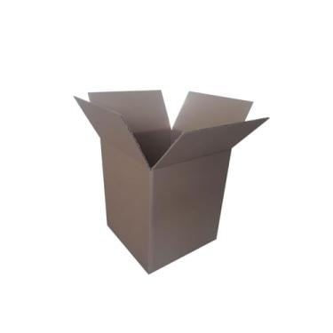 Imagem de Caixas de Papelão 35x35x40 cm, Conjunto de 10 Unidades, Marrom