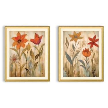 Imagem de Art Shoppe Arte de parede com impressão emoldurada, decoração de parede vintage para sala de estar, quarto, escritório, imagem de alta resolução em papel de arte premium, moldura de 0,9 cm com frente