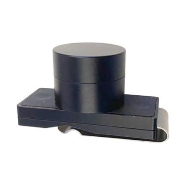 Imagem de Deevoka Porta de giz de bilhão de bilhar, suporte de giz de sinuca, armazenamento de organizador portátil Billiards Accessories Professional, Preto