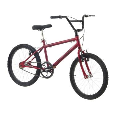 Imagem de Bicicleta de Passeio Ultra Bikes Esporte Rebaixada Aro 20 Reforçada Freio V-Brake Infantil Juvenil Vermelho