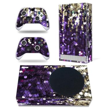 Imagem de Xbox Series S Stickers Full Body Vinyl Skin Decal Protective Cover for Microsoft Xbox Series S Console and Controllers (Series S Purple)