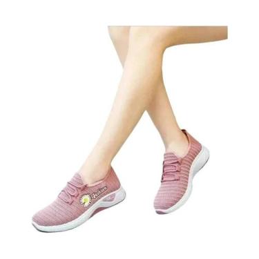 Imagem de Calçados Esportivos Casuais De Lona Femininos Jianbu Little White Prim