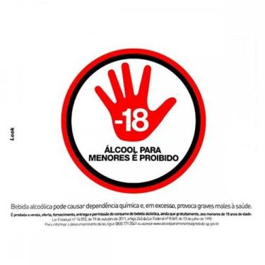 Imagem de Placa Look 20X25Cm Proibido Venda De Bebidas Alcoolicas Para Menor - K