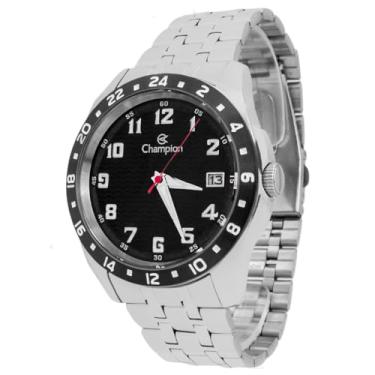 Imagem de Relogio Masculino Champion CA31382D Preto Aço Inoxidavel com Calendario e Resistencia a Agua
