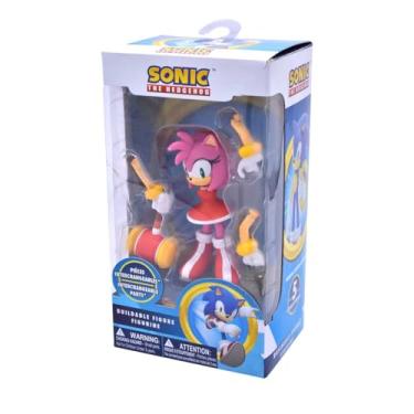 Imagem de Just Toys LLC — Buildable Sonic The Hedgehog [Amy Rose] Figure │ 4″ Collectible Toy, Interchangeable Arms & Accessories, Ages 6+ (Knuckles, Sonic, Knuckles, Amy Rose, and Shadow)