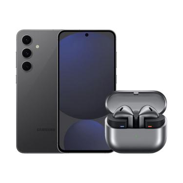 Imagem de S24 FE (256GB) - Grafite + Galaxy Buds3 - Cinza