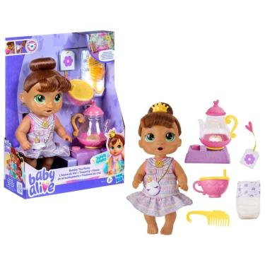 Imagem de Baby Alive Festinha do Chá Sophia Sparkle Morena - Hasbro