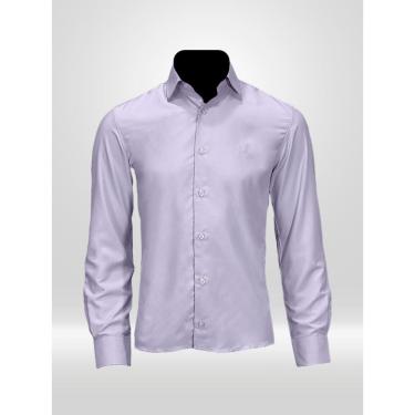 Imagem de CAMISA MASCULINA MANGA LONGA LILÁS VICTOR VARRENS-Masculino