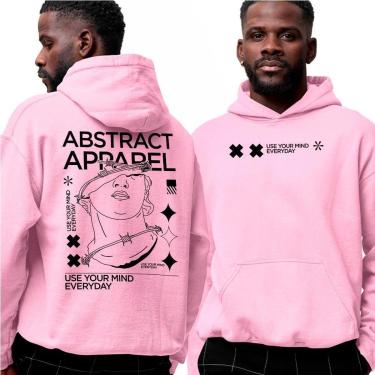 Imagem de Moletom Canguru Com Capuz‎ Abstract Apparel Everyday Mode Street-Unissex