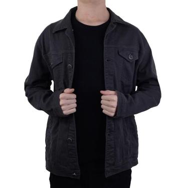 Imagem de Jaqueta Sarja Masculina Hard Denim Cinza - 2299-Masculino