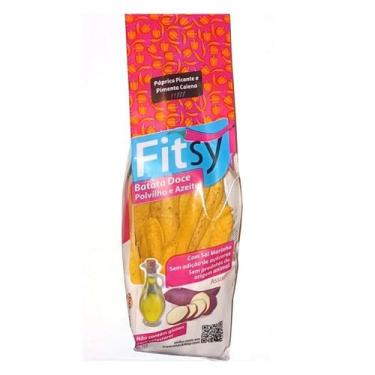 Imagem de Palitos de batata doce e povilho c/azeite picante 60g fitsy - SNACK FI