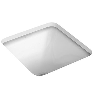 Imagem de Cuba Embutir Quadrada 350mm Branco Gelo Deca