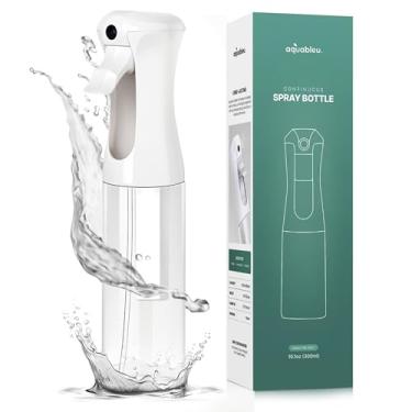 Imagem de Aquableu Frasco de spray para cabelo – Frasco de spray de névoa contínua para cuidados com o cabelo, estilo, limpeza, plantas, animais de estimação e óleos essenciais (branco, 293 g)